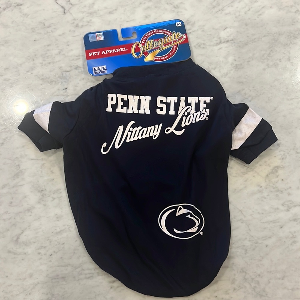 Collegiate Penn State Nittany Lions Dog Pet Shirt Medium Size